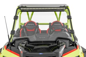Polaris RZR Turbo S4 LED Light Kit - Front - Rough Country - 30 Inch | Black Series - Black - '21-'22